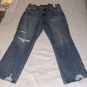 Judy Blue Light Blue Distressed Flare Jeans